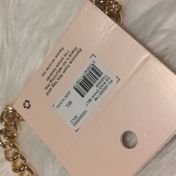 Missguided RS ring chain belt size M/L nwt - Picture 2 of 4